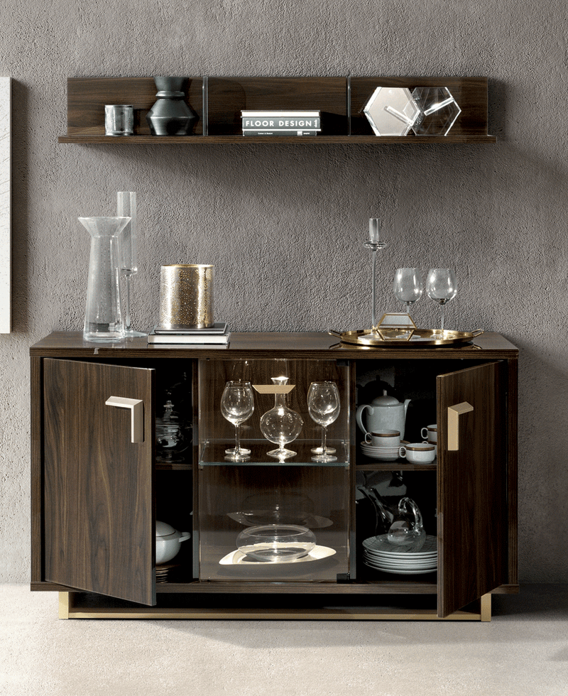 Volare 4 Door Buffet w/Mirror SET - p11664