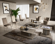 Volare Coffee Table & End Table Grey Set - Gate Furniture