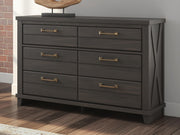 Vonitta Bay Dark Brown Dresser - PCB2648-31