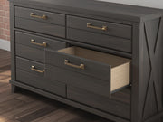 Vonitta Bay Dark Brown Dresser - PCB2648-31