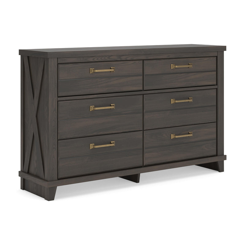 Vonitta Bay Dark Brown Dresser - PCB2648-31