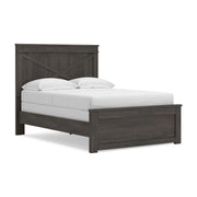 Vonitta Bay Dark Brown Full Panel Bed - PCB2648B3