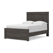 Vonitta Bay Dark Brown Full Panel Bed - PCB2648B3