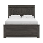 Vonitta Bay Dark Brown Full Panel Bed - PCB2648B3