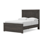 Vonitta Bay Dark Brown Full Panel Bed with Storage - PCB2648B15