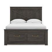 Vonitta Bay Dark Brown Full Panel Platform Storage Bed - PCB2648B9