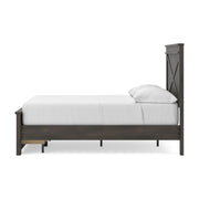 Vonitta Bay Dark Brown Full Panel Platform Storage Bed - PCB2648B9