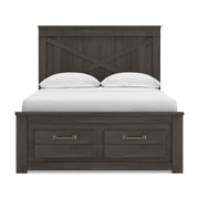 Vonitta Bay Dark Brown Full Panel Storage Bed - PCB2648B21