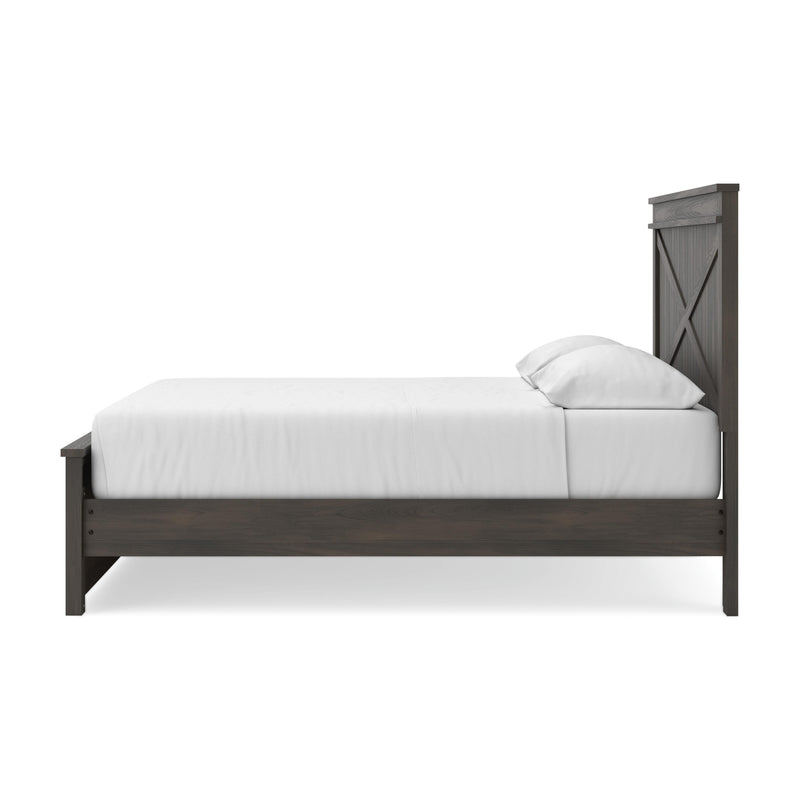 Vonitta Bay Dark Brown King Panel Platform Bed with Storage - PCB2648B26