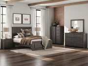 Vonitta Bay Dark Brown Queen Panel Storage Bed - PCB2648B10