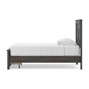 Vonitta Bay Dark Brown Twin Panel Platform Storage Bed - PCB2648B8