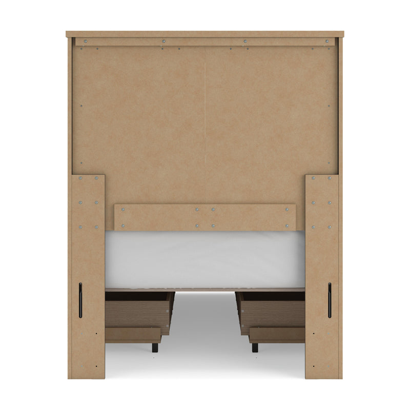 Vonitta Bay Dark Brown Twin Panel Storage Bed - PCB2648B20