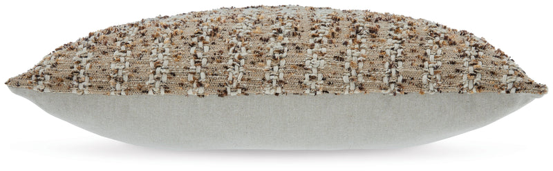 Vorlane Tan/Brown/White Pillow (Set of 4) - A1001046