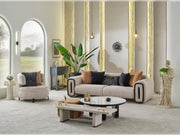 Voyance Chair Beige in Beige - 101-VOY-MUM45-B