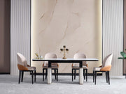 Voyance Diningroom (Consol & Mirror & Dining Table & 8 Dining Chair) - 115-VOY-DT-8-SET