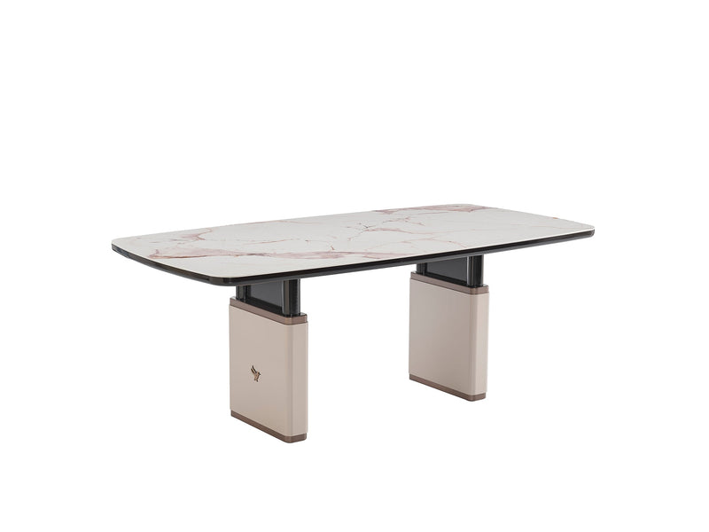 Voyance Diningroom (Consol & Mirror & Dining Table & 8 Dining Chair) - 115-VOY-DT-8-SET