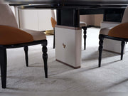 Voyance Diningroom (Consol & Mirror & Dining Table & 8 Dining Chair) - 115-VOY-DT-8-SET