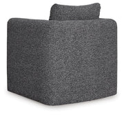 Vreni Charcoal/Black Accent Chair - A3000754
