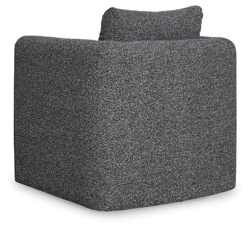 Vreni Charcoal/Black Accent Chair - A3000754