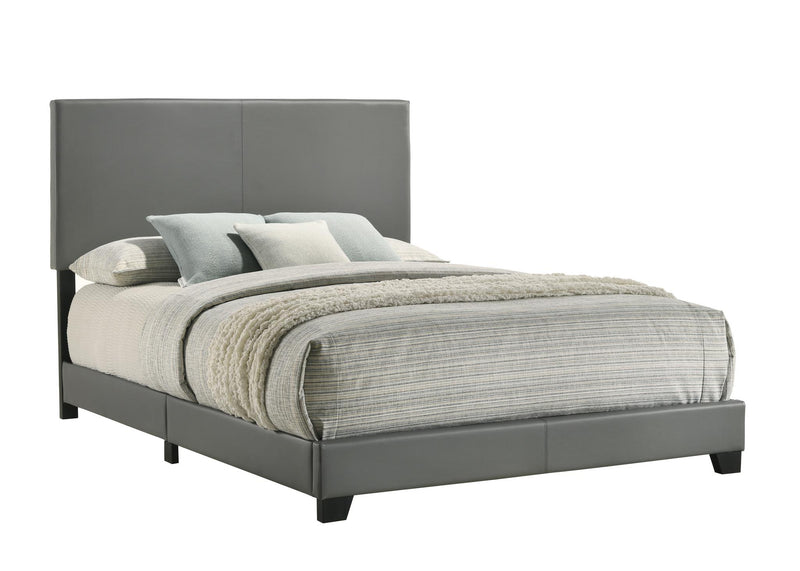 Wade - Bed, Upholstered, PU, Gray Full Box: 1 of 1 Each - B185-F-Bed
