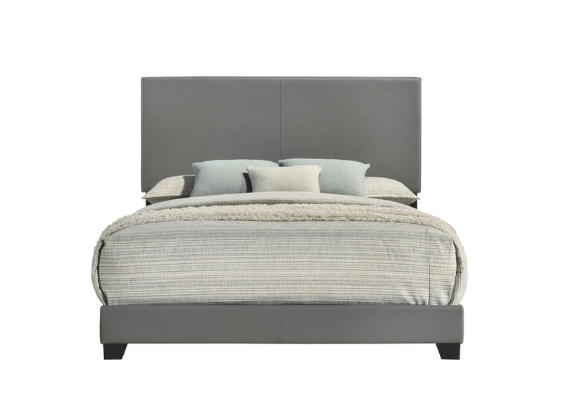 Wade - Bed, Upholstered, PU, Gray Full Box: 1 of 1 Each - B185-F-Bed