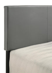 Wade - Bed, Upholstered, PU, Gray Full Box: 1 of 1 Each - B185-F-Bed