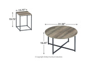 Wadeworth Two - tone Table (Set of 3) - Gate FurnitureOccasional Table Set