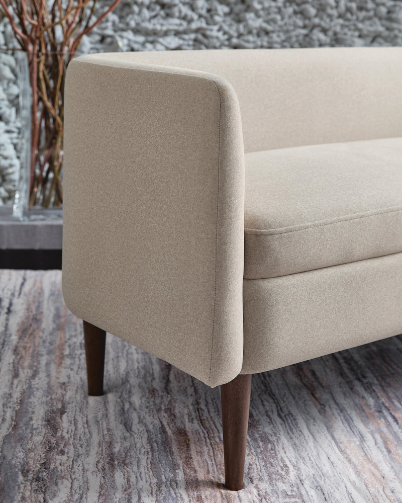 Wainner Beige Accent Bench - A3000756