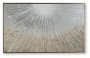 Waldard Gray/Taupe/White Wall Art - A8000501