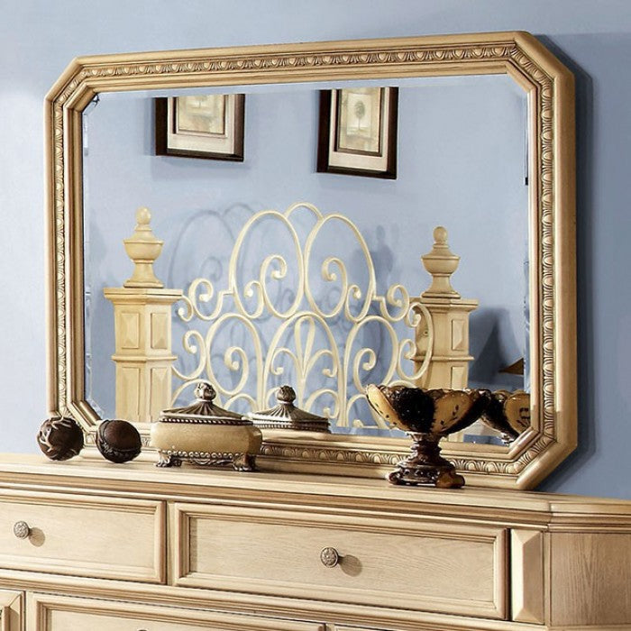 Waldenburg Antique White Mirror - CM7810M