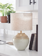 Waldish Cream/Beige Table Lamp - L200204