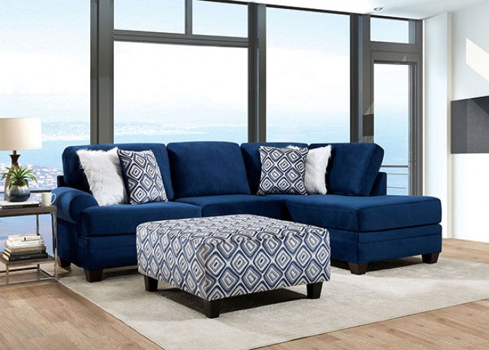 Waldport Navy Ottoman - SM5175-OT