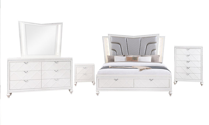 Wallace - 9 Drawers Cream Dresser - B237-D