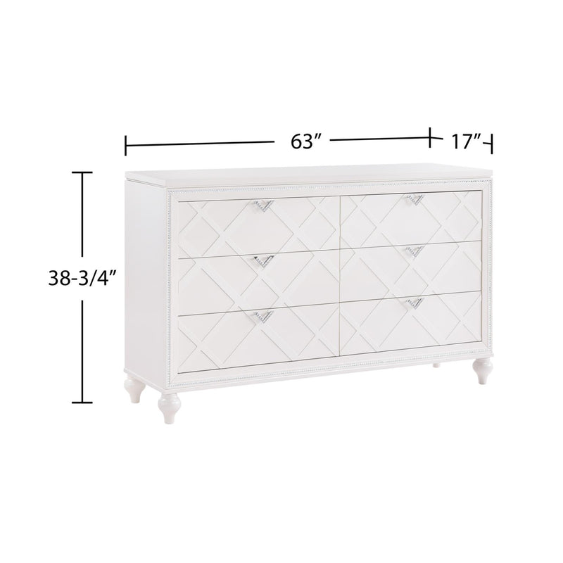 Wallace - 9 Drawers Cream Dresser - B237-D