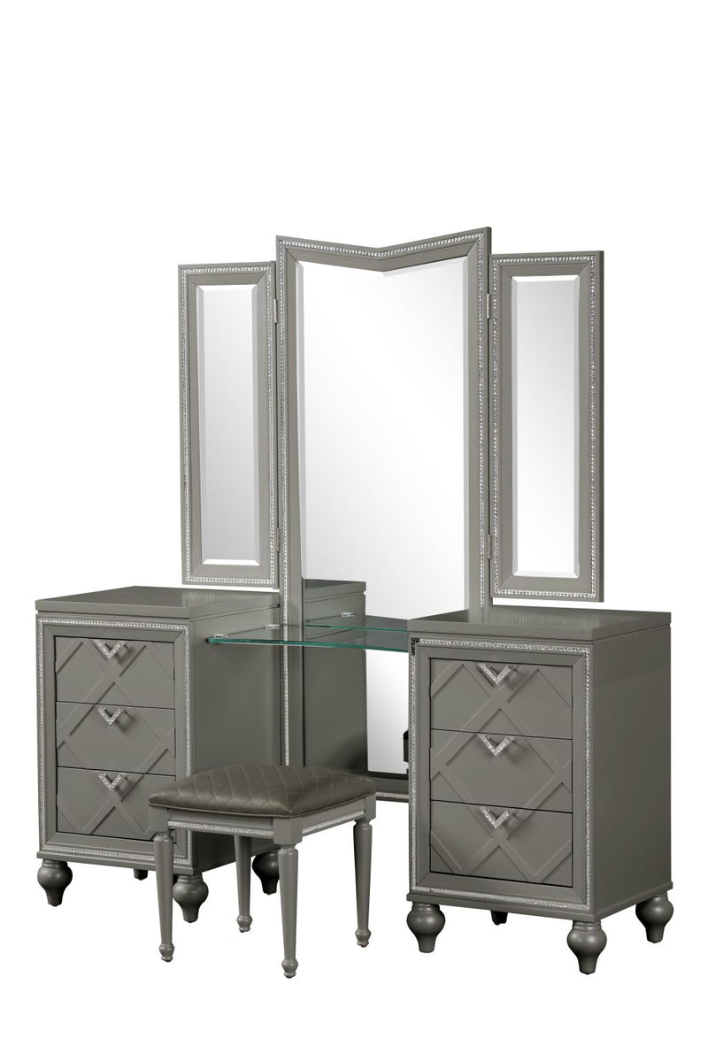 Wallace - Charcoal Stool - B245-S