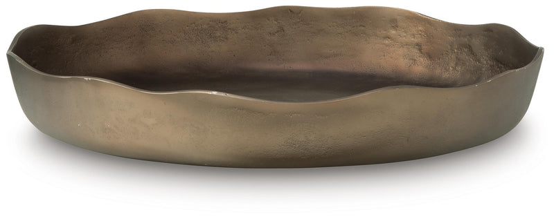 Wallmen Champagne Gold Finish Tray - A2000817