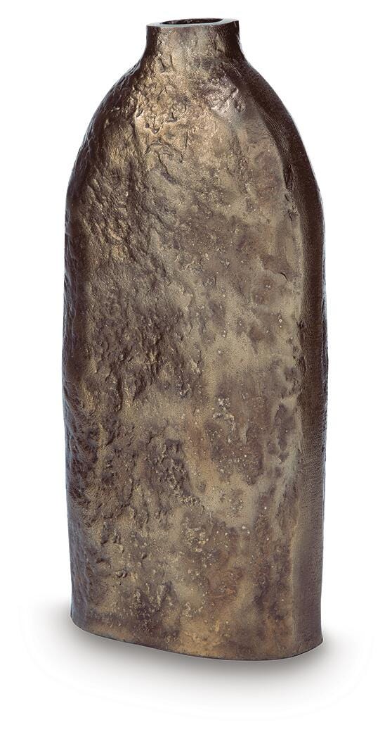 Wallmond Antique Brass Finish Vase - A2000821