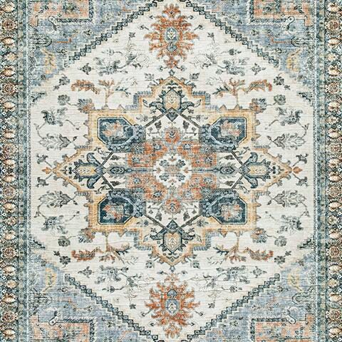 Wallney Multi 7'6" X 9'6" Memory Foam Area Rug - R407491