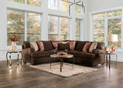 Wanstead Dark Brown/Rust Sectional - SM5417-SECT