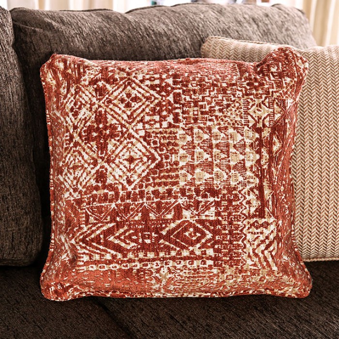 Wanstead Dark Brown/Rust Sectional - SM5417-SECT