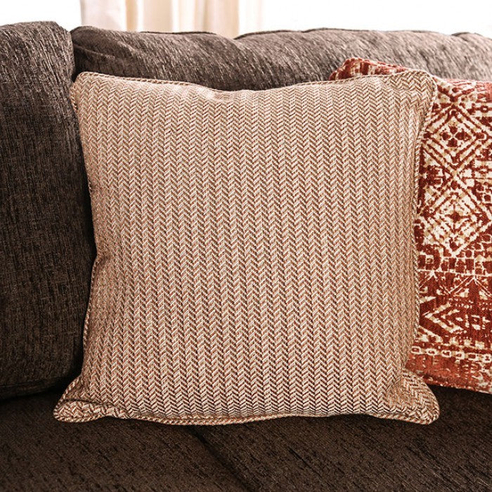 Wanstead Dark Brown/Rust Sectional - SM5417-SECT