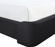 Warby Vegan Leather Upholstered King Bed in Black - WarbyBlack-K