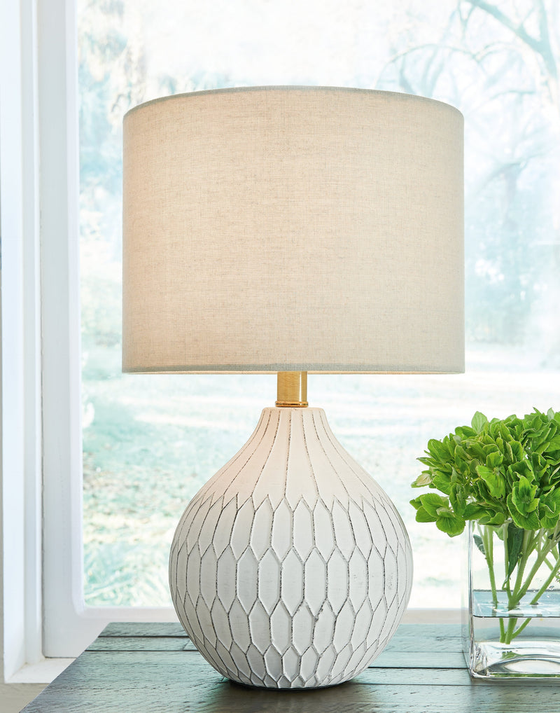 Wardmont 2-Piece Table Lamp Set in White - PKG010511