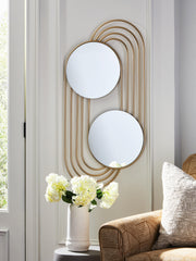 Warrenley Gold Finish Accent Mirror - A8010401