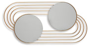 Warrenley Gold Finish Accent Mirror - A8010401
