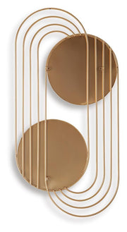 Warrenley Gold Finish Accent Mirror - A8010401