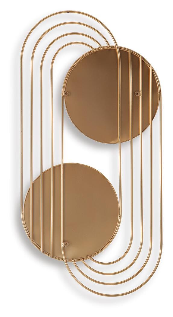 Warrenley Gold Finish Accent Mirror - A8010401