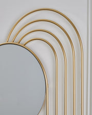 Warrenley Gold Finish Accent Mirror - A8010401