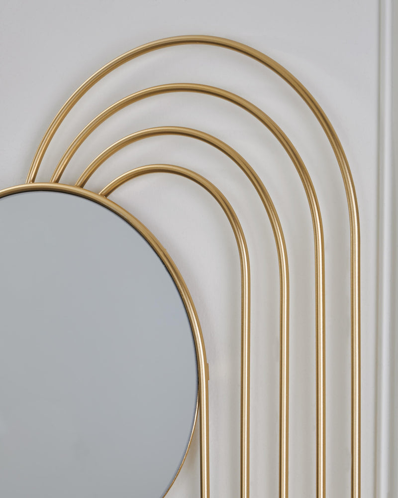 Warrenley Gold Finish Accent Mirror - A8010401