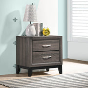 Watson 2-drawer Nightstand Grey Oak - 212422